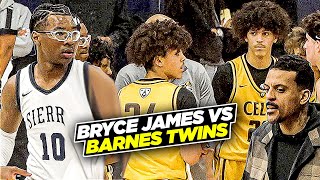 Bryce James vs Matt Barnes’ Twin SONS! Sierra Canyon vs Crespi w/ Coach Derek Fisher