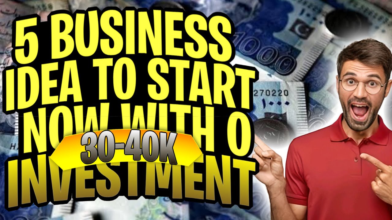 5 Business Ideas start with 0 investment business idea 2023 earn