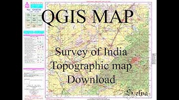 QGIS MAP     Survey of India topographic map