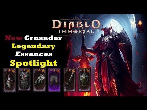 New Inferno 6 Crusader Legendary Essences Spotlight | Diablo