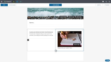 Create a template in PebblePad