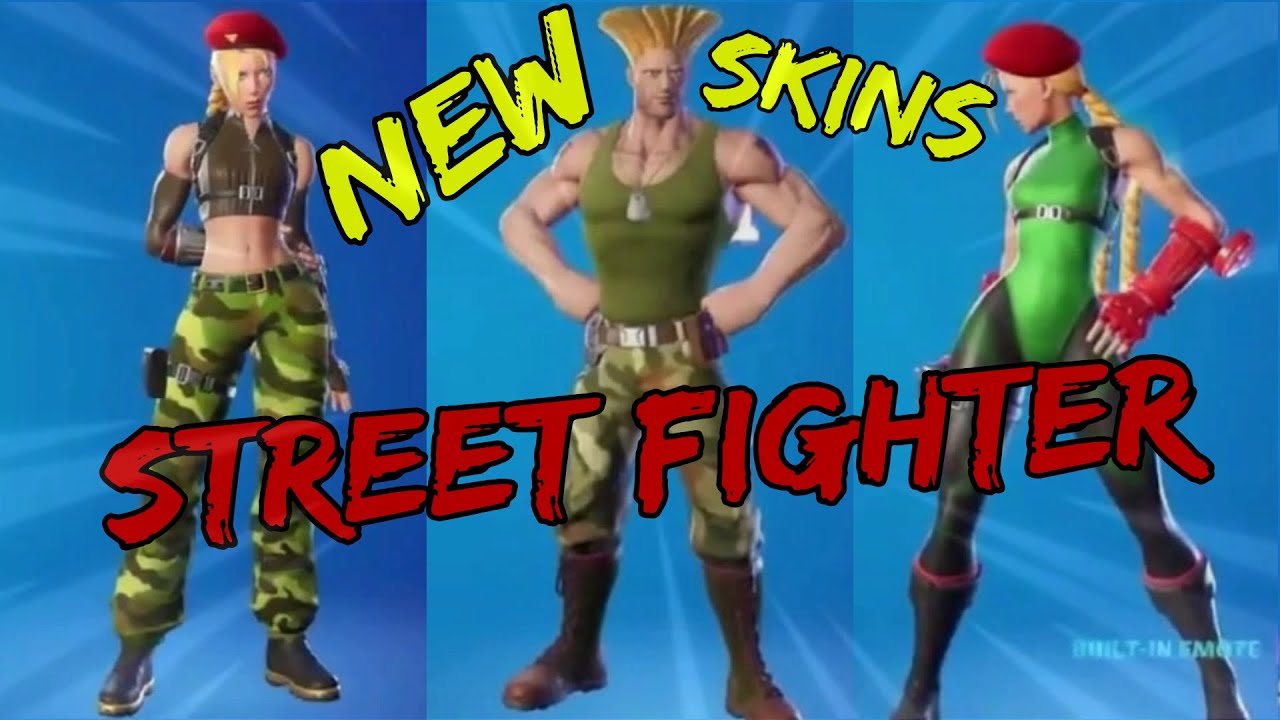 Street Fighter's CAMMY and GUILE Fortnite: Skins, Spiral Arrow