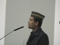 Tawfique Ahmed reading poetry written by Hadi Ali Chaudary