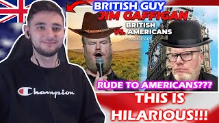 British Guy Reacts to "British vs. Americans" - Jim Gaffigan Stand up (Noble Ape)