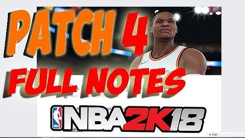 NBA 2K18 PATCH 4 OFFICIAL NOTES , No More 20 Minute Quarters