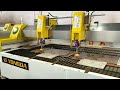 3 Axis double head waterjet cutting machine