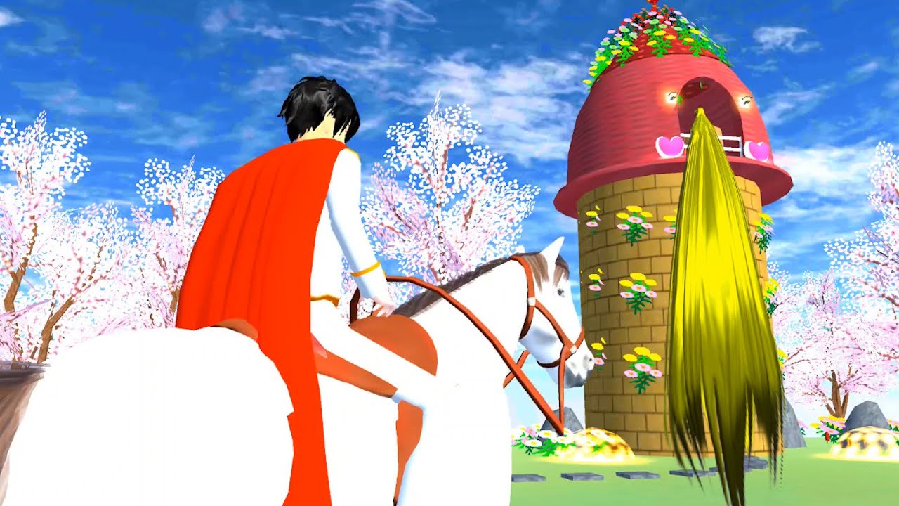 樱花校园模拟器《长发公主》完整版 櫻花校園模擬器|樱花校园|櫻花校園|SakuraSchoolSimulator|櫻花校園故事|讲故事芊澄official櫻花校園