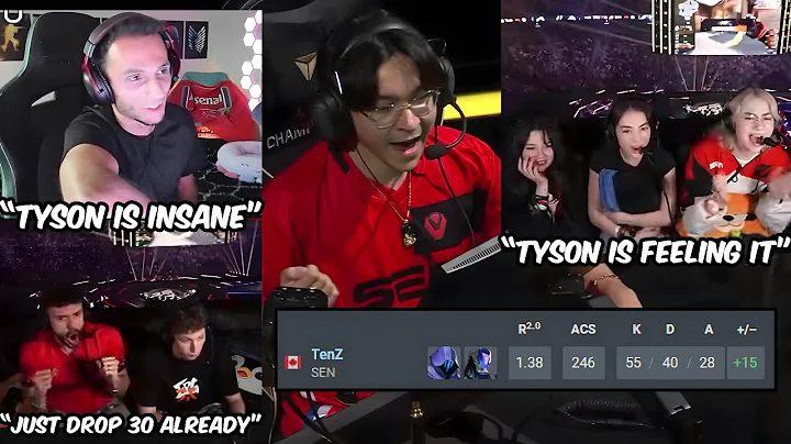 FNS, Tarik & Kyedae Glazing Sen TenZ For 5 minutes Straight Against TH In VCT