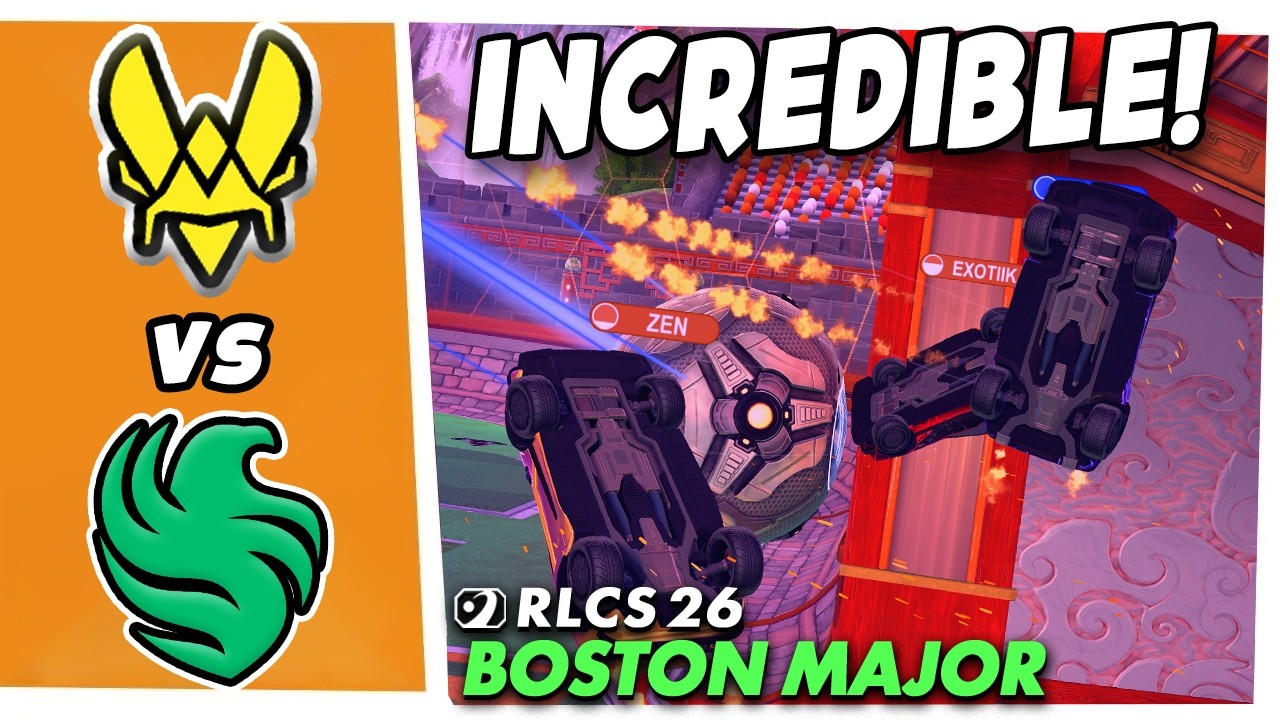 Team VITALITY vs Team FALCONS - QUARTERFINALS HIGHLIGHTS! | RLCS BOSTON MAJOR 2026