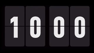 10 Minute Count Up Flip Digital Timer| No sound| ⏱️