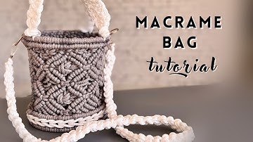 Hướng dẫn sử dụng túi xô Macrame │ Túi macrame tự làm