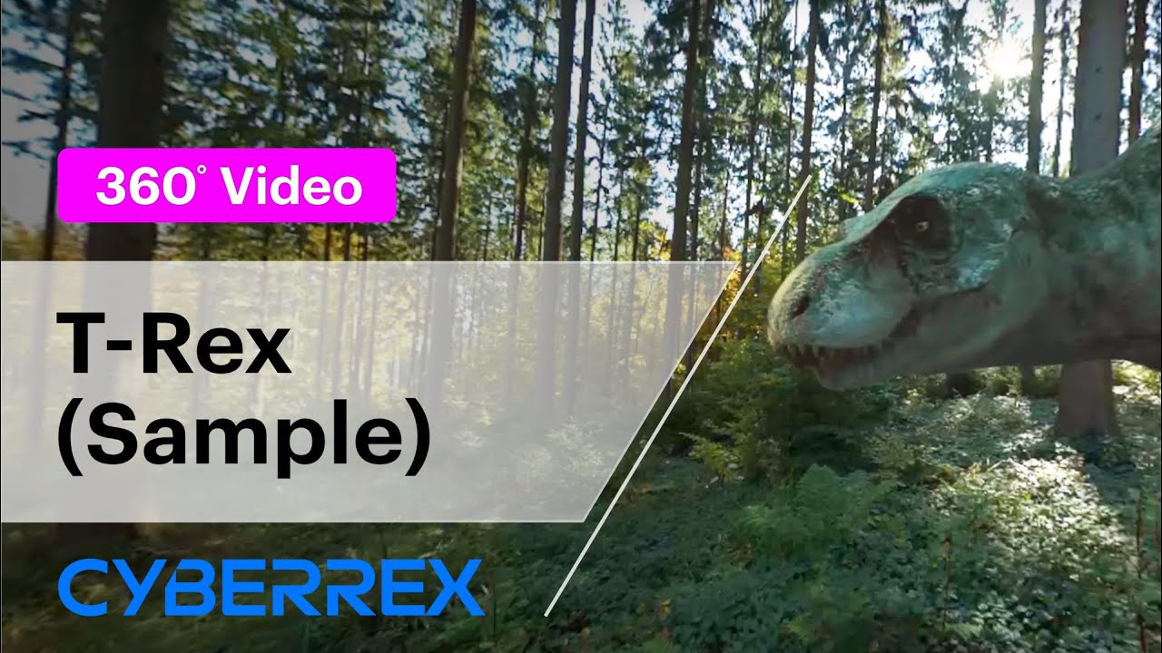 T-Rex 360 Degree video sample