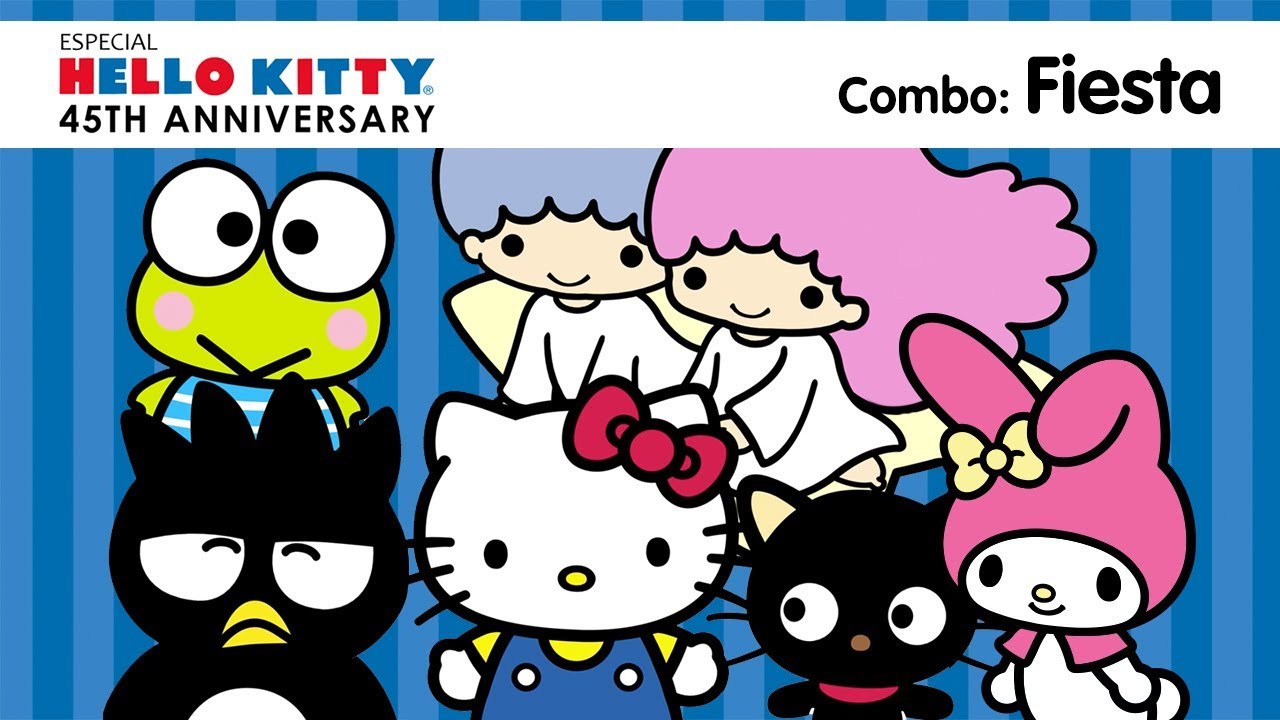 Combo: Hello Kitty y Amigos - Fiesta | El Mundo de Hello Kitty - Especial  45 Años - thptnganamst.edu.vn