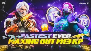 Maxing Out New M13 Royal Pass | M13 Royal Pass Fastest Maxing Out | M13 RP Is Here |