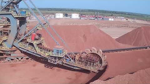stacker reclaimer 10 000tph iron ore and bauxite application