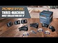 Powertec 4inch threemachine dust collection kit 70201