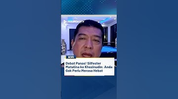 Debat Panas Silfester Matunina Vs Khozinudin: Anda Gak Perlu Merasa Hebat! #nusantaratv