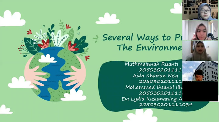 Several Ways to Protect the Environment