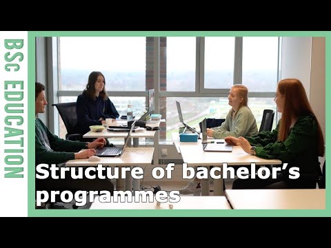 Structure of education of WUR bachelor's programmes | WURtube