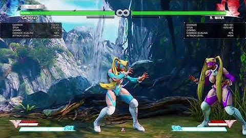 STREET FIGHTER V (BETA) R. Mika V-Trigger Combos