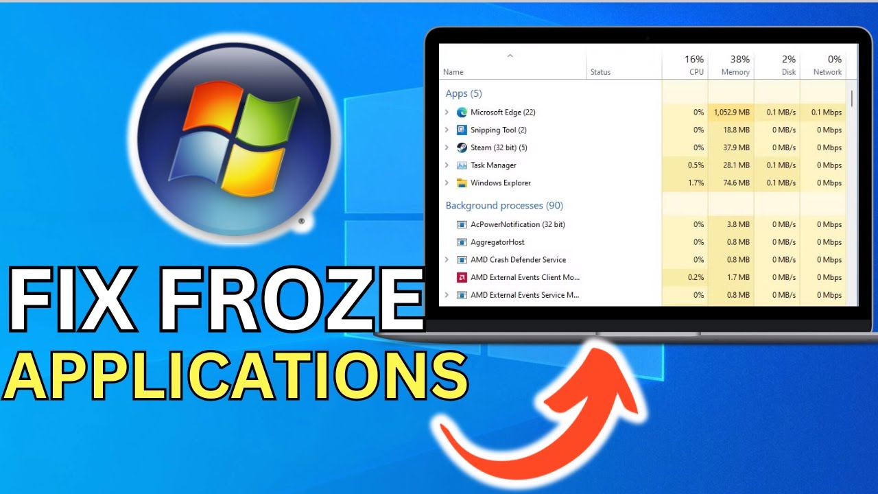 How to Fix Froze Applications on Windows - YouTube