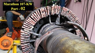 Ep 02 Marathon Electric Motor, 107 KW Slipring Rotor Winding