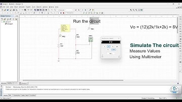 Voltage Divider Simulation || Multisim || Simulate Electronics