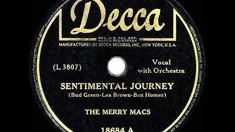 1945 HITS ARCHIVE: Sentimental Journey - Merry Macs