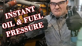 How To Prime your Engine Oil and Fuel System for INSTANT PRESSURE!