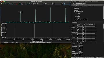 PGOPHER Software, Simulating and Fitting N2O Spectrum, Part2, View Molecules, Diatomic Linear Spec.