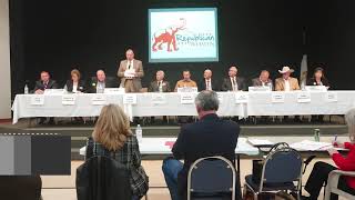 2020 Cooke Co. Republican Women candidate forum screenshot 1