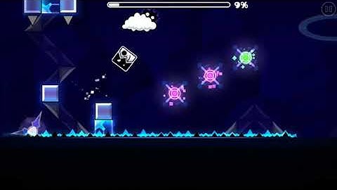 Geometry dash ice gauntlet: level 5 (polihedral) ICE GAUNTLET COMPLETE!