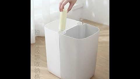 Two color Sorting Garbage Can 20l Large Capacity Garbage Can   Buy The Trash,The Trash Can,Plastic G