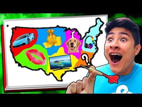 Throwing A Dart At A Map DOING Whatever It Lands On Challenge 