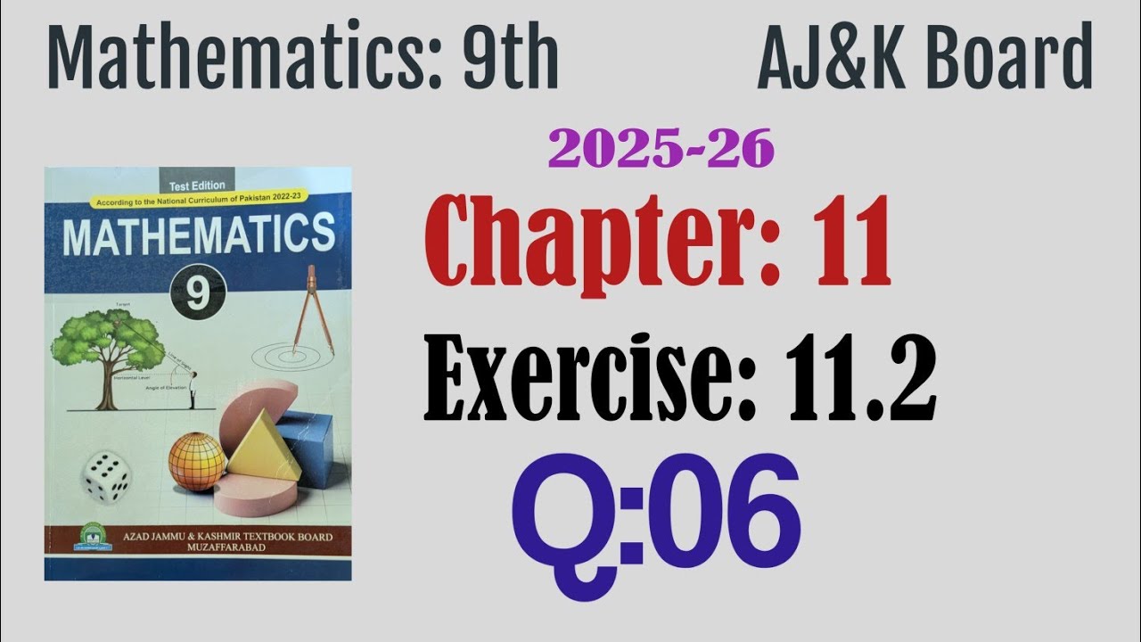 Exercise 11.2 Question 6 | Mode | Full Solution | class 9th math AJK ...