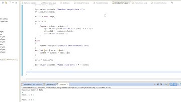 Perulangan, Percabangan dan Array Pada Java (Modul 3) PBO