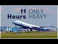 11h heavy plane spotting  closeup 4k