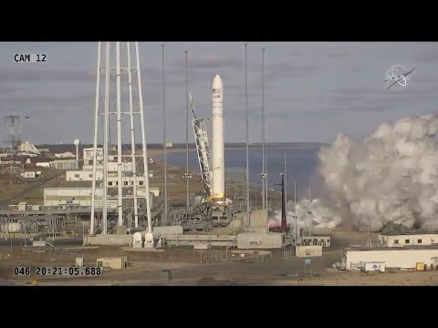 Cygnus spacecraft launches to Space Station atop Antares rocket