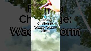 Wacky Worm Chain Fishing Challenge #fishing