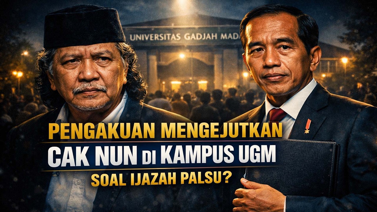 CAK NUN BICARA SOAL IJAZAH PALSU DI KAMPUS UGM ! 
