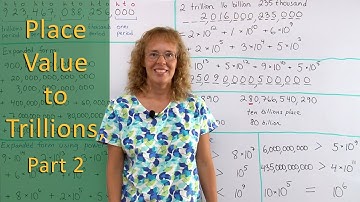 Expanded form (large numbers) and some comparisons (6th grade math)