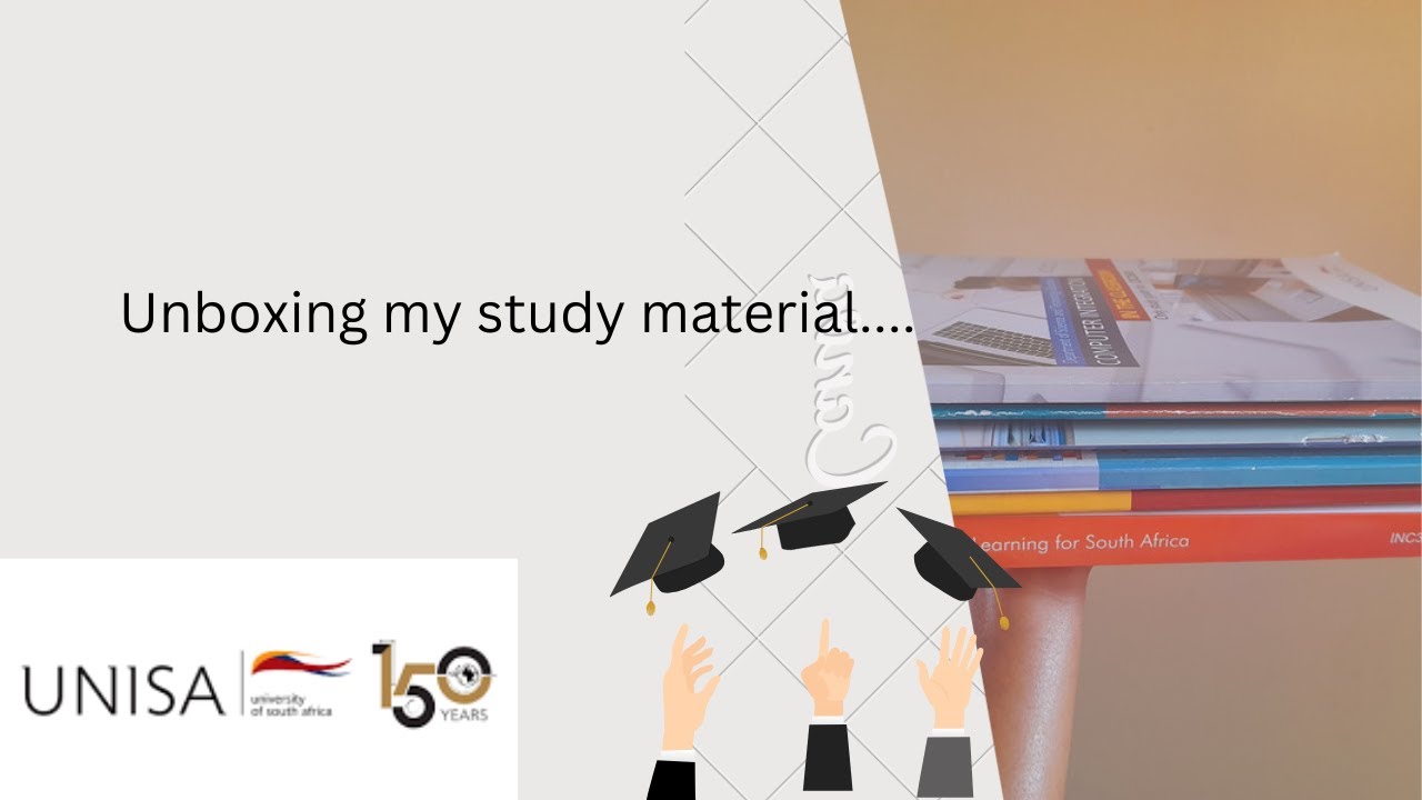 Unboxing my study material....UNISADISTANCE LEARNINGASTUDENTRoadTo