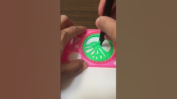 Oddly satisfying video with simple spirograph design #shorts #trending #satisfying #asmr #relaxing