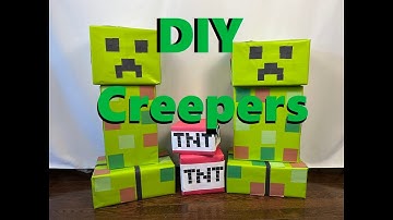 DIY  Minecraft Creeper