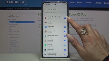 How to Turn On / Off App Notifications in POCO X3 Pro?