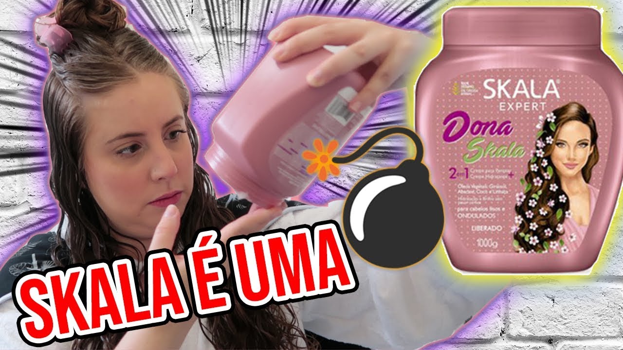 TESTEI DONA SKALA EM CABELO ONDULADO, É BOM?🤔