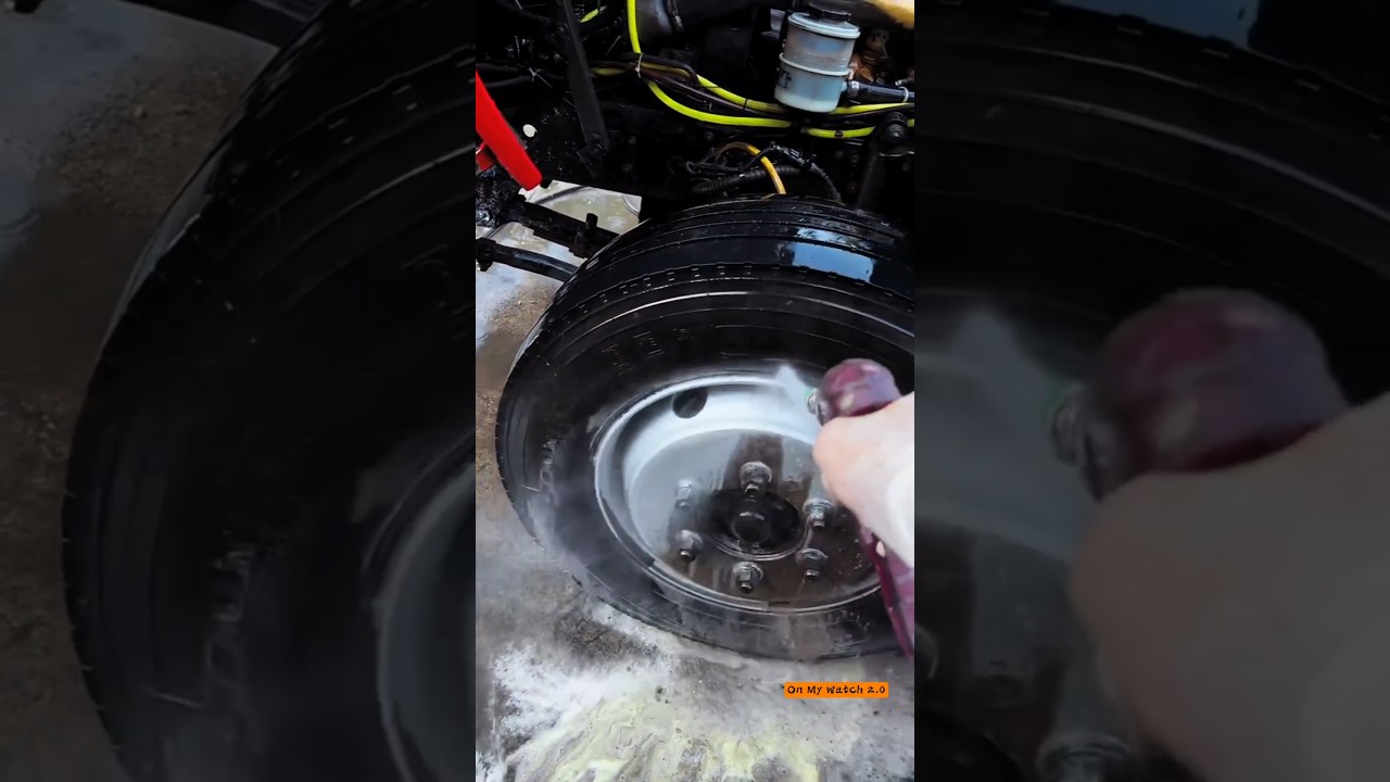 Mud-caked truck rim restoration ASMR: a satisfying transformation odyssey 