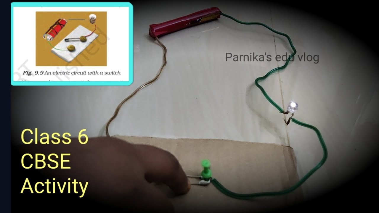 An Electric Circuit with a switch Activity Class 6 Science Activity