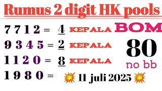 PREDIKSI HK POOLS HARI INI 11 JULI 2025 | BOCORAN HONGKONG MALAM INI | RUMUS KEPALA EKOR JITU