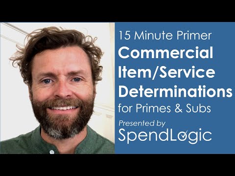 Commercial Item Determinations